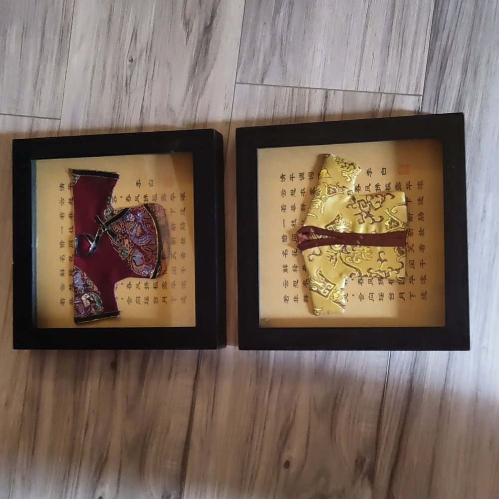 Vintage Kimono art set